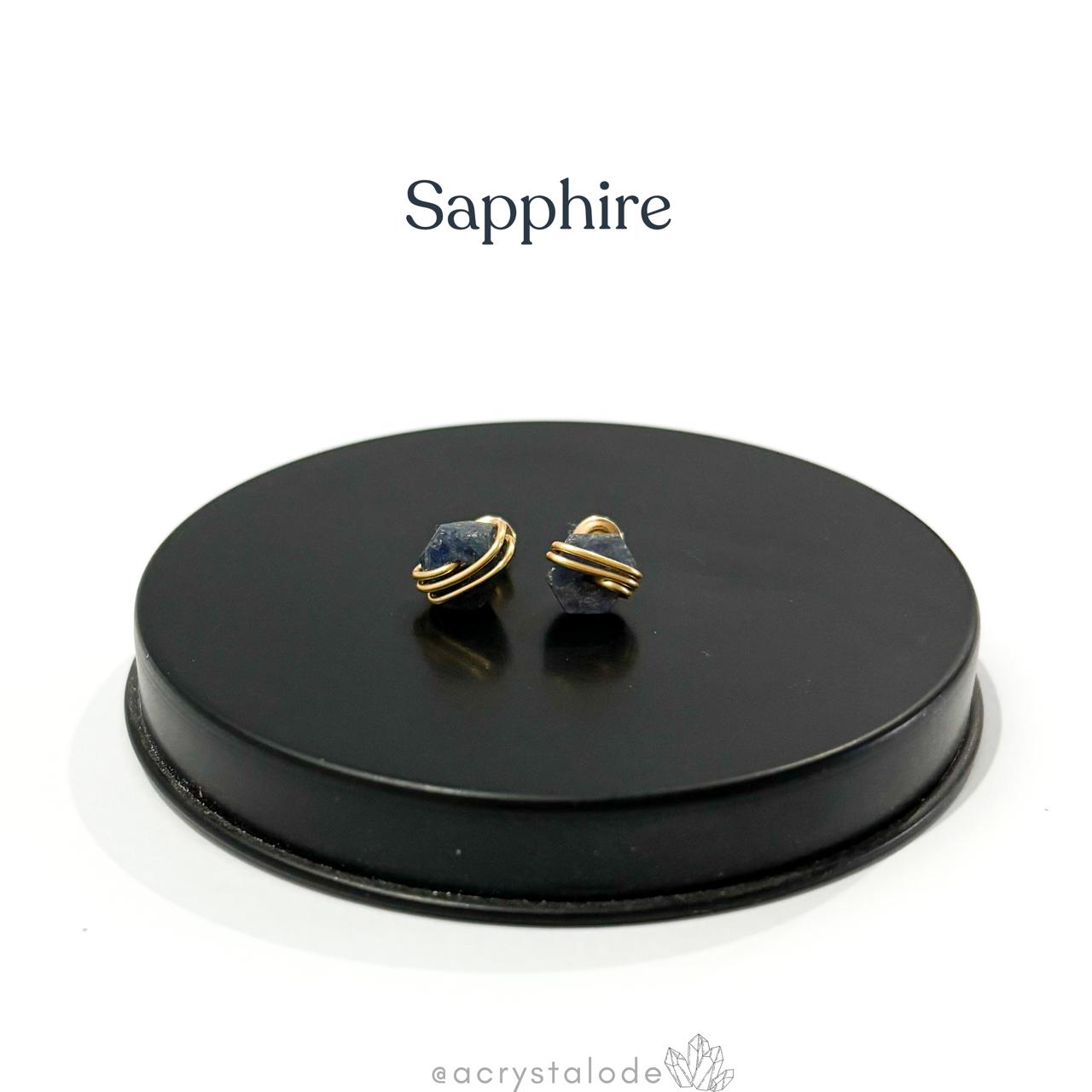 Sapphire Ear Stud