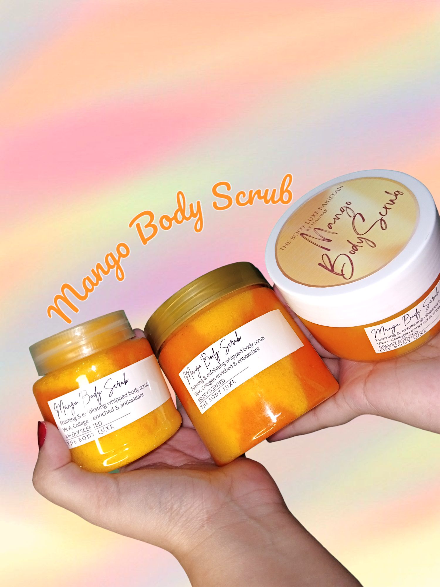 Mango Foaming Sugar Scrub - JUMBO