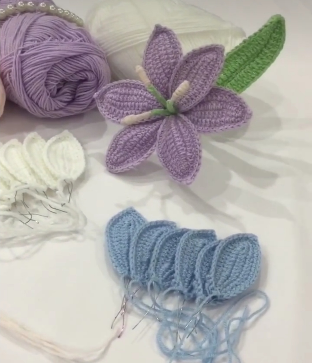 Crochet flower