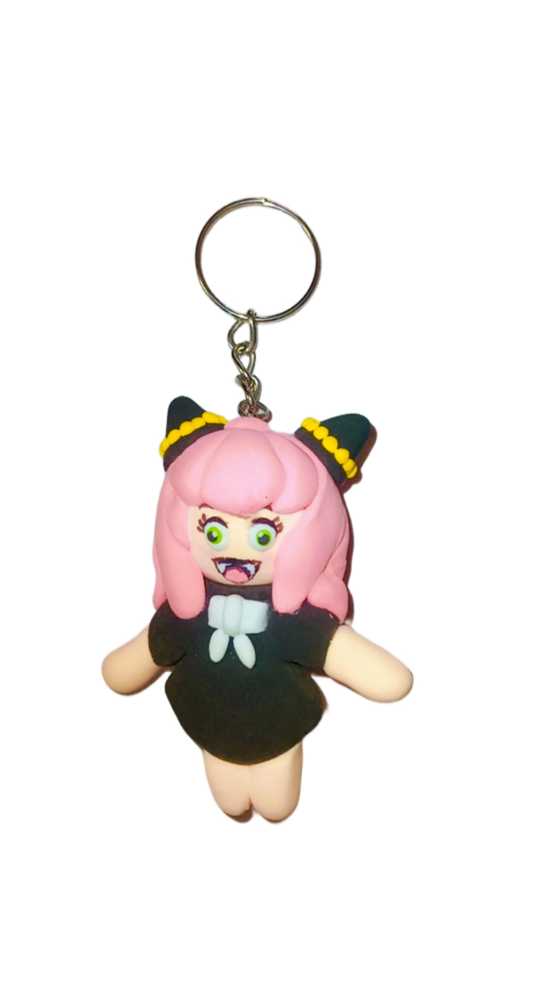 Aniya anime character handmade keychain made with super clay