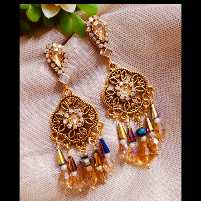 Antique kundan ear rings