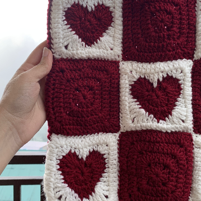 Heart tote bag