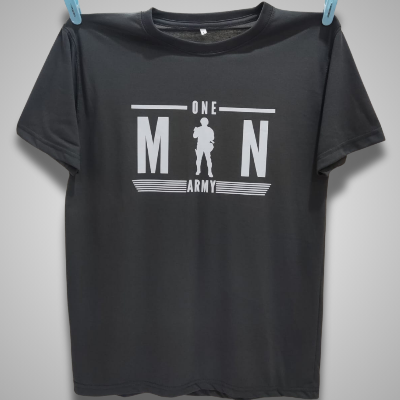 “ One man army “ in charcoal grey