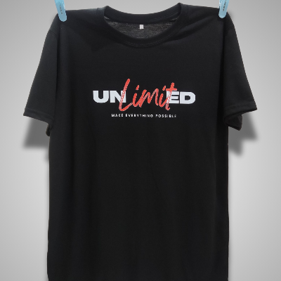 “Unlimited “ in black