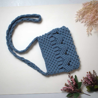 Macrame Cross Body Bag-LKCB001