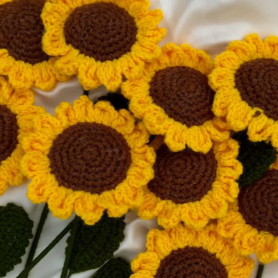 Crochet Sunflowers