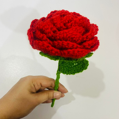 Crochet Rose Flower