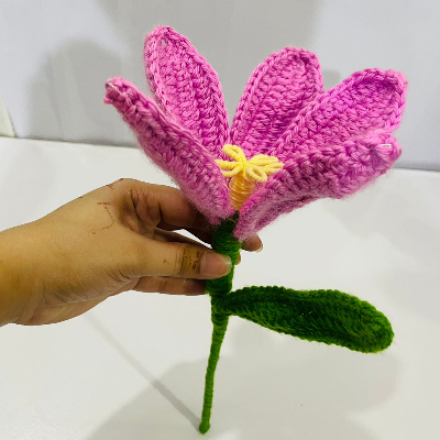 Crochet Big Tulip Flower