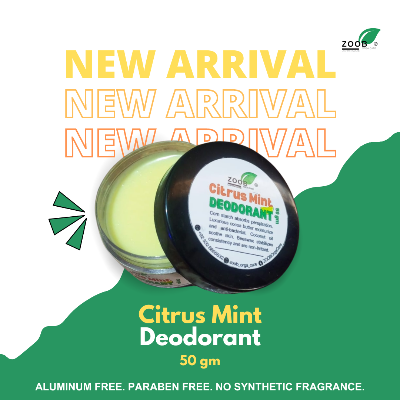 Citrus Mint Deodorant (Jar) 50 gm