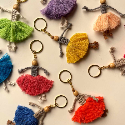 Macrame  Key Chain-LKKCD001