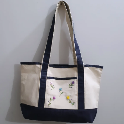 Handpainted College Bag