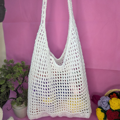 Mesh tote bag