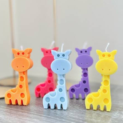 Pack of 2 Elephant and giraffe duo