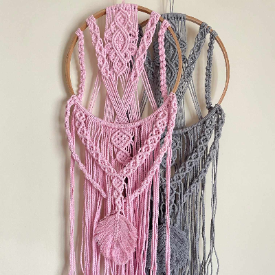 Macrame Dream Catcher-LKDC002