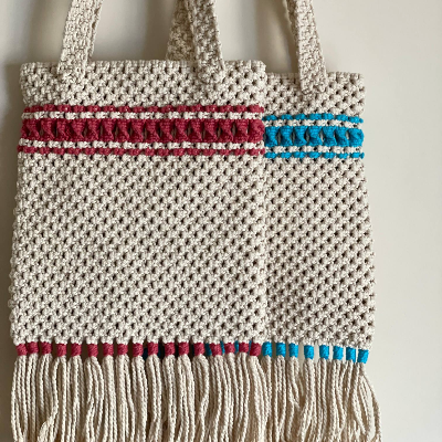 Macrame Tote Bag- LKTB002