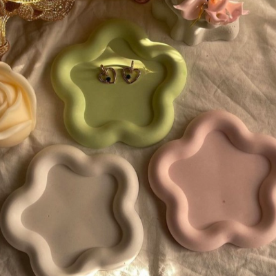 Flower trinket tray /Storage tray for organising jewellery