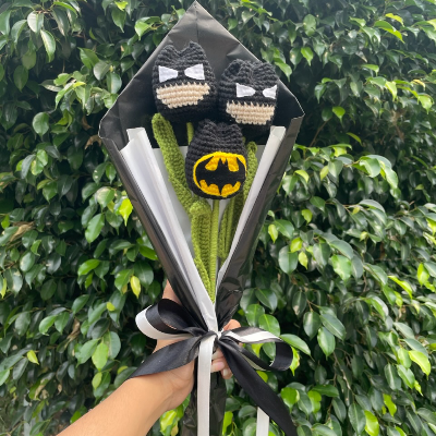 Batman Tulip Bouquet