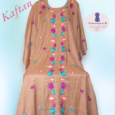 Kashmiri woven Floral Kaftan