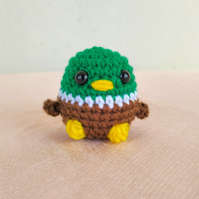 Tiny Duck Plush Keychain