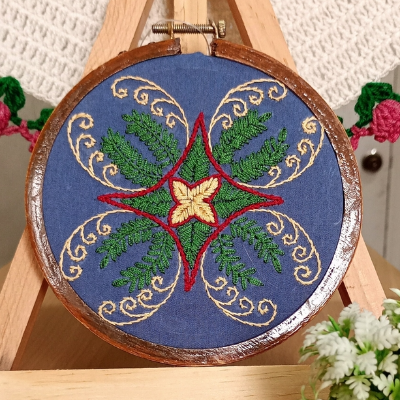 Embroidered Frame