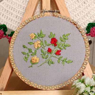 Embroidered Frame