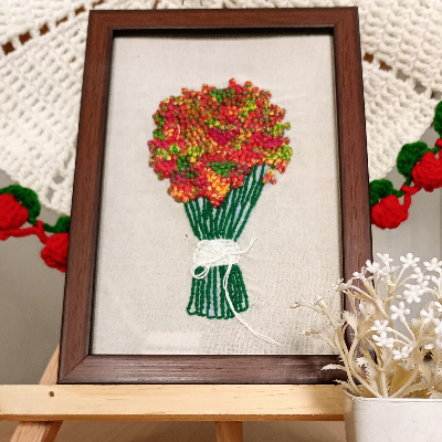 Embroidered Frame