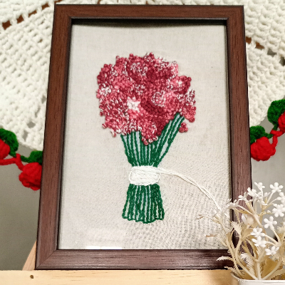 Embroidered Frame