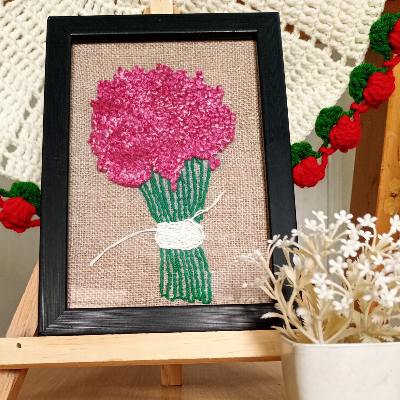 Embroidered Frame