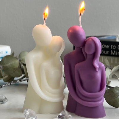 Couple scented candle