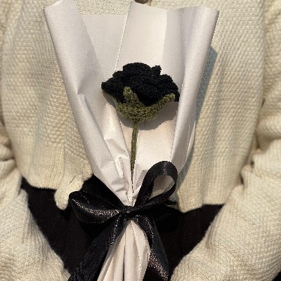 Crocheted Handmade Rose Bouquet/Flower