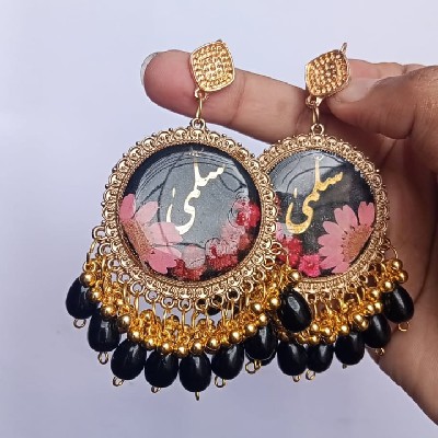 CUSTOMIZED RESIN JHUMKA