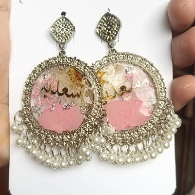 CUSTOMIZED RESIN JHUMKA