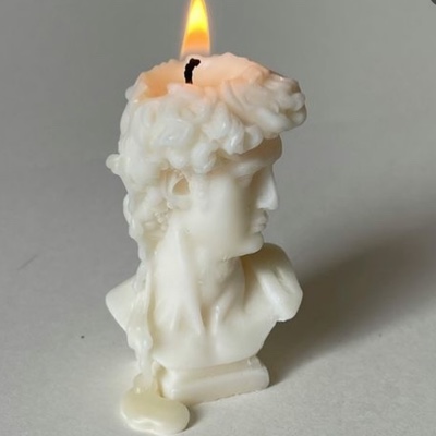 Mini David Candle