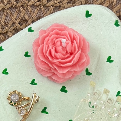 Mini Peony Candle