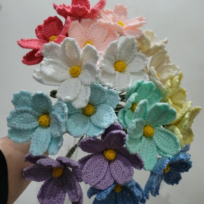 crochet cosmo flower