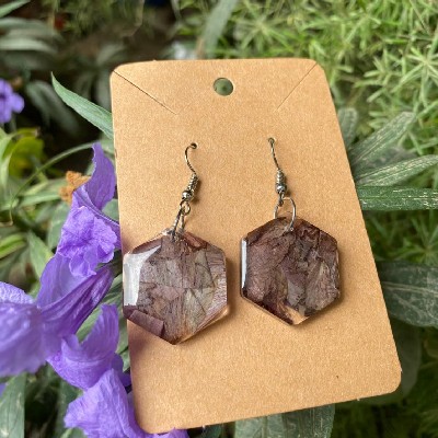 Floral earrings