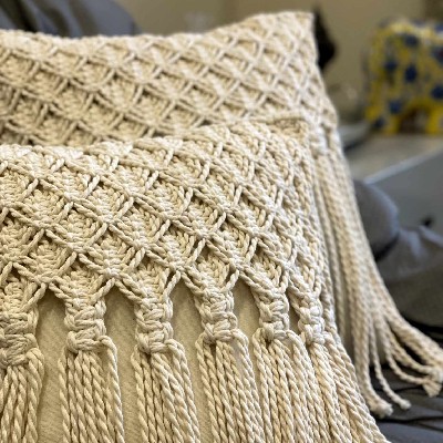 Macrame Cushion Cover-LKCU02