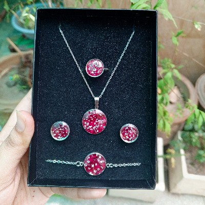 Handmade Resin jewelry set