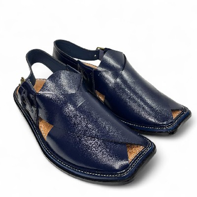 Premium leather Peshawari chapal