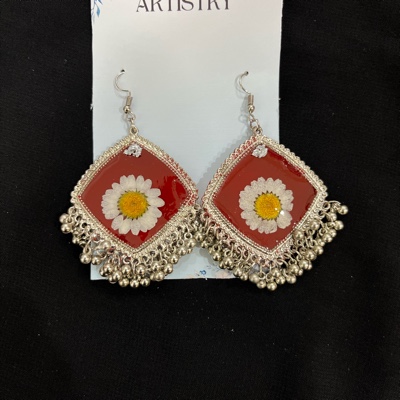 Resin Jhumka/ Earrings
