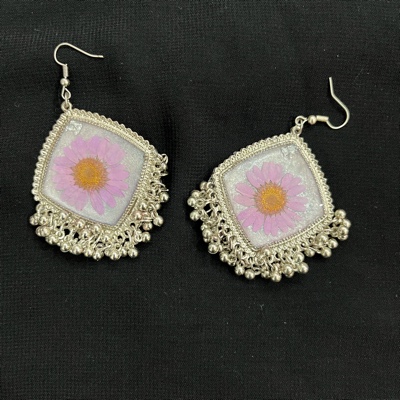 Resin Jhumka/ Earrings