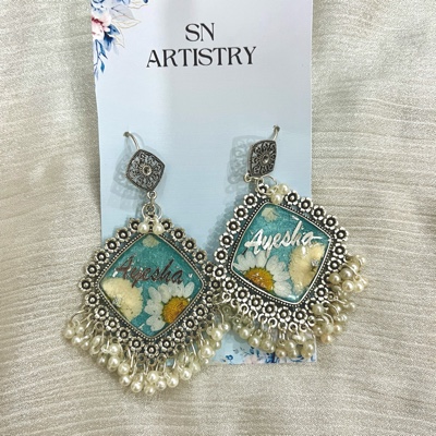 Resin Jhumka/ Earrings