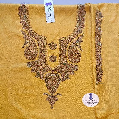 Kashmiri Hand Embroidered Two Piece Fabric