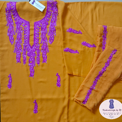 Kashmiri_Handcrafted 3-Piece Lawn Fabric
