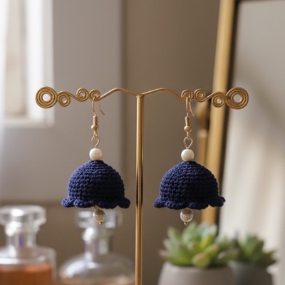 crochet jhumkay