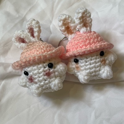 mushroom keychain
