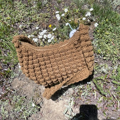 crochet bubble bag