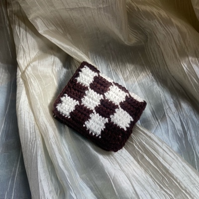 checkered wallet
