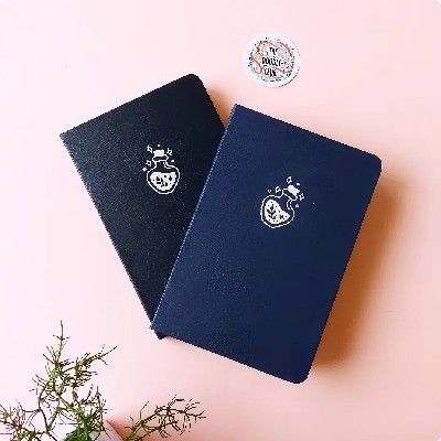 Potion Sparkle Blank Pages Leather Bound Foil Journal A5