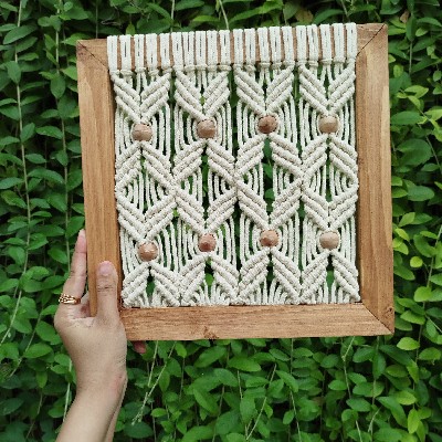 Macrame Frame Boho Wall decor